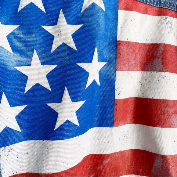 ❌SOLD❌ [Vintage] Oversized Distressed Denim Jacket - Picture 7 of 11